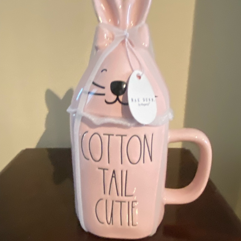 🐰 Rae Dunn Pink Cotton Tail Cutie Mug 🐰